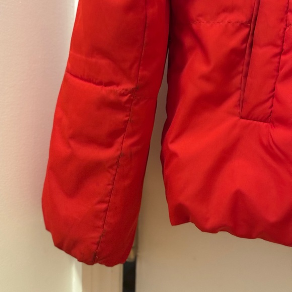 Express Puffer Coat in Red - Picture 6 of 10